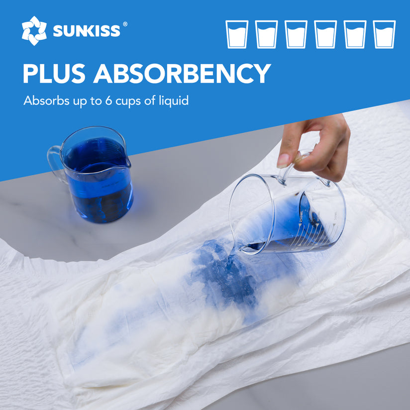 SUNKISS TrustPlus Incontinence Pants for Men and Women, Adult Pull Ups, Disposable Protective Underwear, Maximum Absorbency, Odour Control, Small/Medium, 16 Count