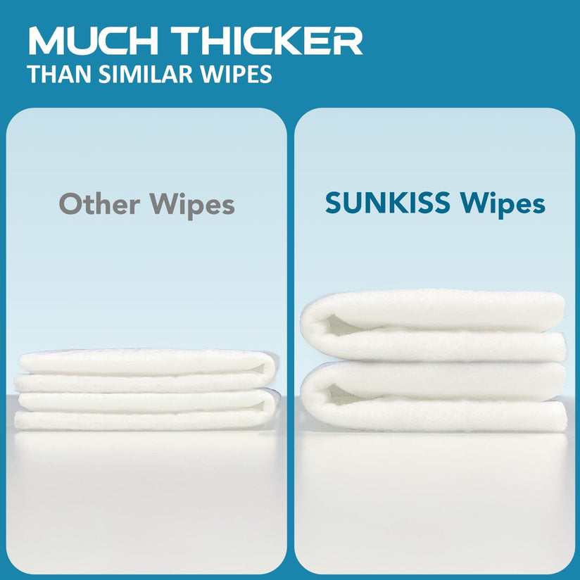 SUNKISS Ultra Thick Body Bathing Wipes