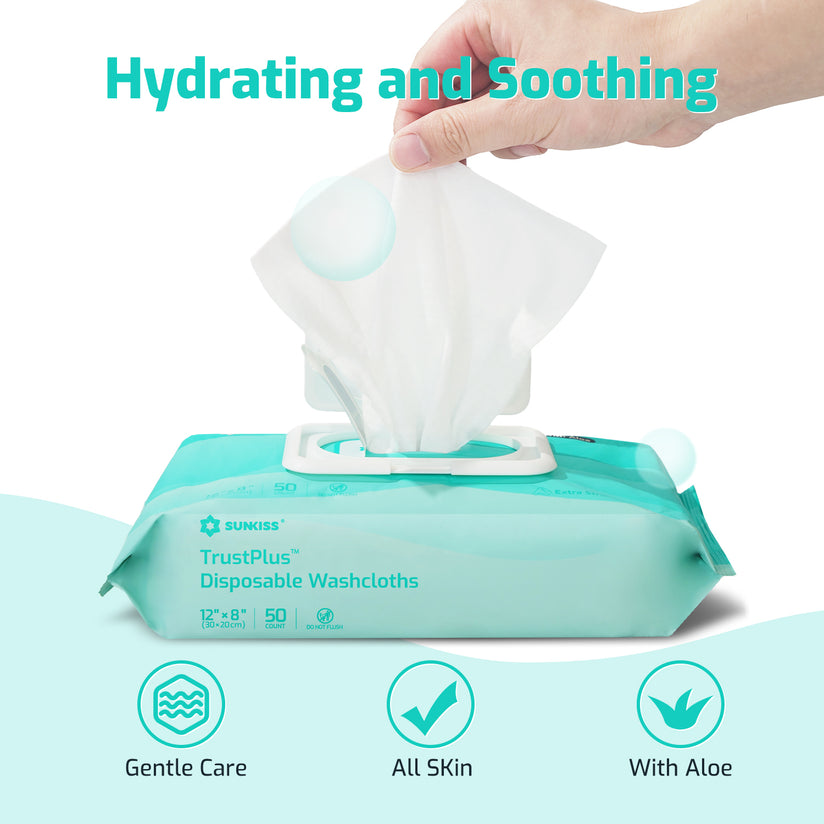 SUNKISS Trustplus® Extra Thick Body Wet Wipes