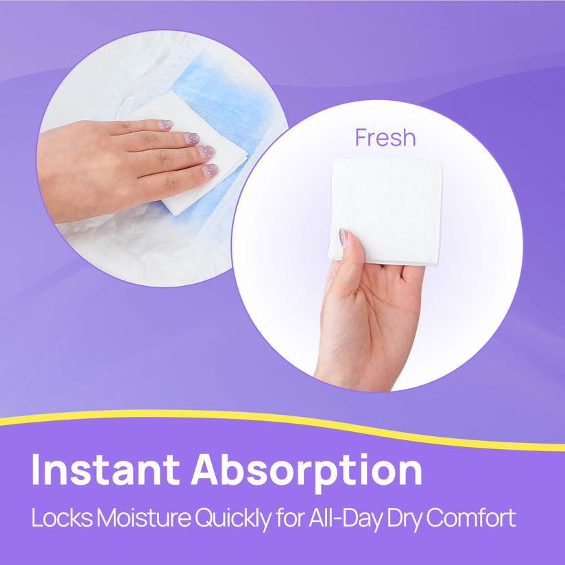 SUNKISS Ultra Thin & High Absorbency Incontinence Underwear for Women