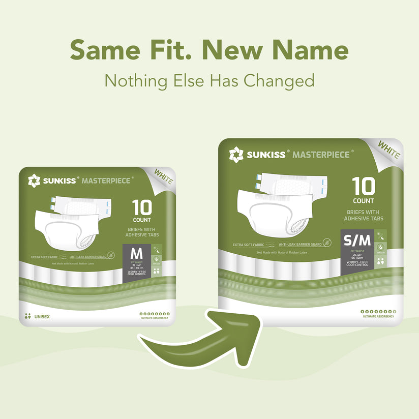 SUNKISS Masterpiece® Adult Diapers With Tabs