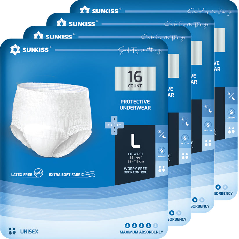 SUNKISS TrustPlus Protective Underwear Disposable, Unisex