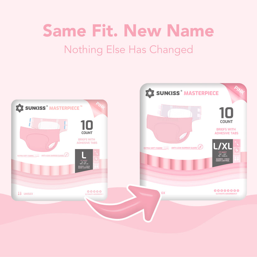 SUNKISS Masterpiece Adult Diapers With Tabs