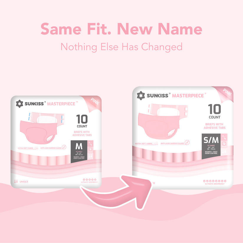 SUNKISS Masterpiece® Adult Diapers With Tabs