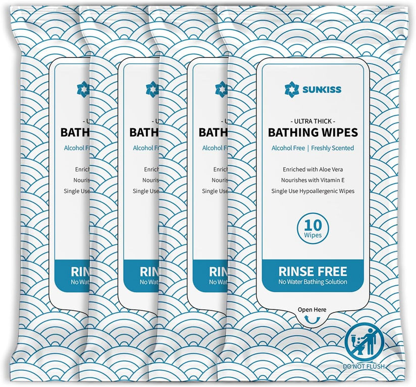 SUNKISS Ultra Thick Body Bathing Wipes