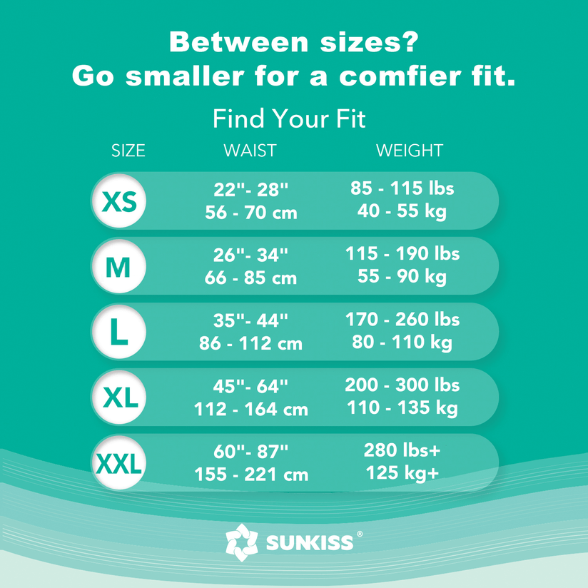 SUNKISS Super-Absorbent Adult Diaper Disposable With Tabs, Unisex