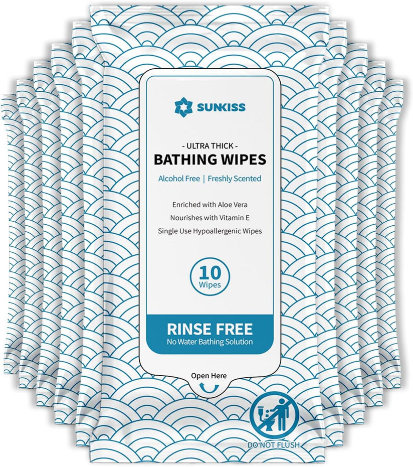 SUNKISS Ultra Thick Body Bathing Wipes