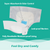 SUNKISS Super-Absorbent Adult Diaper Disposable With Tabs, Unisex