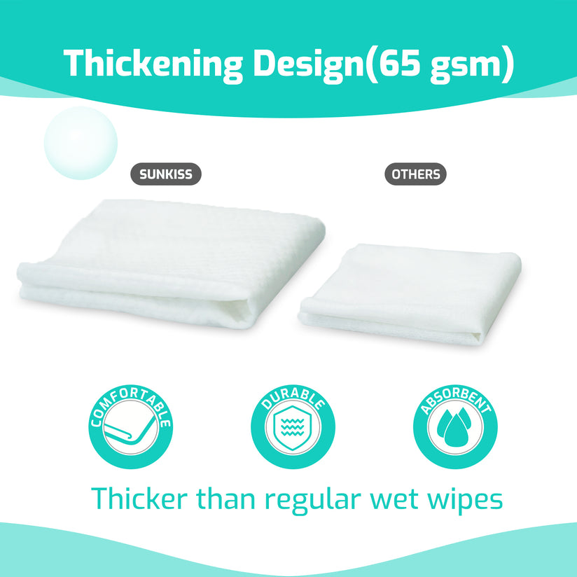 SUNKISS Trustplus® Extra Thick Body Wet Wipes
