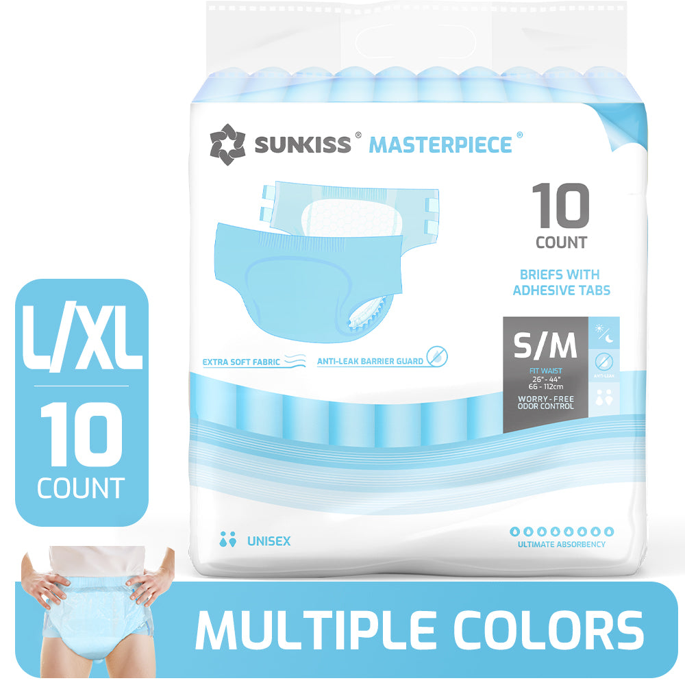 SUNKISS Masterpiece® Adult Diapers With Tabs