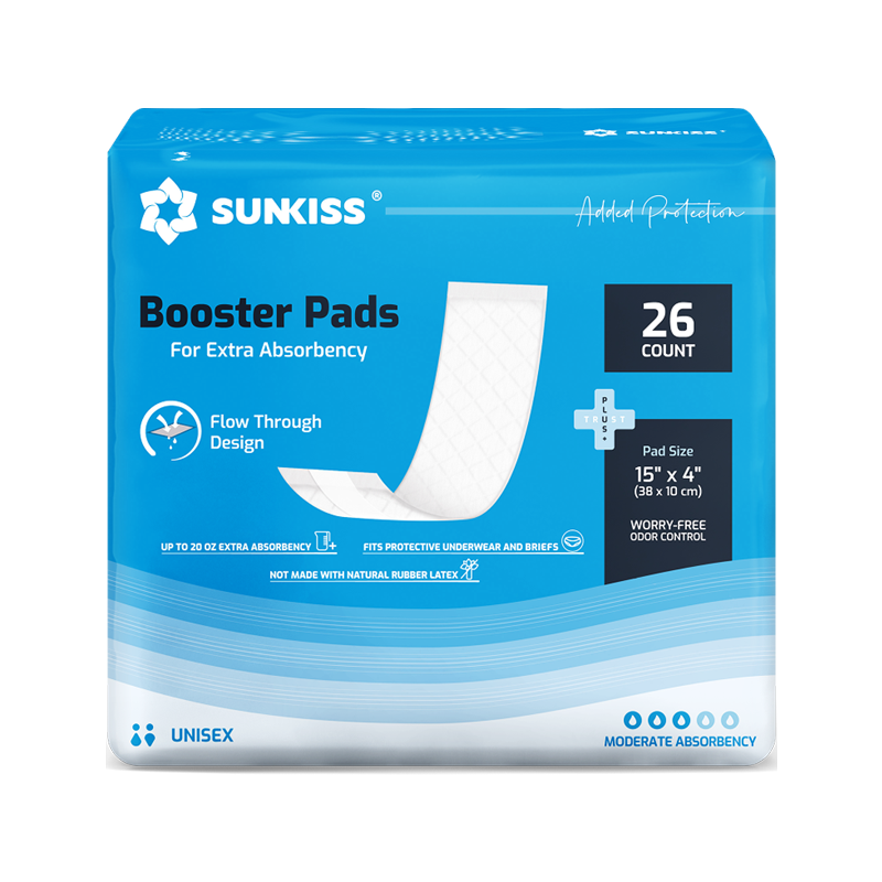 SUNKISS Adult Booster Pads, Additional Protection for Incontinence
