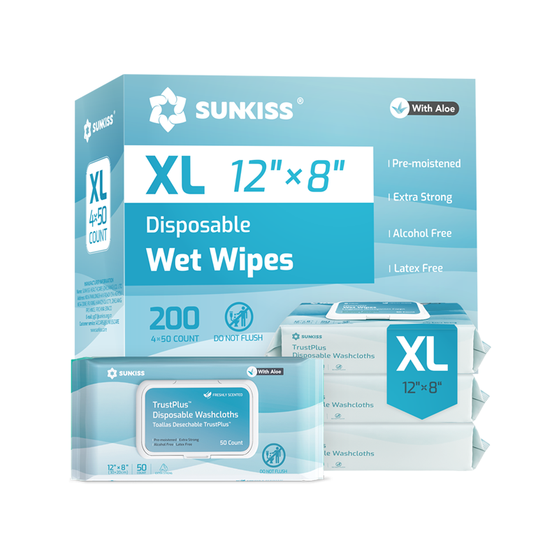 SUNKISS Trustplus Extra Thick Body Wet Wipes
