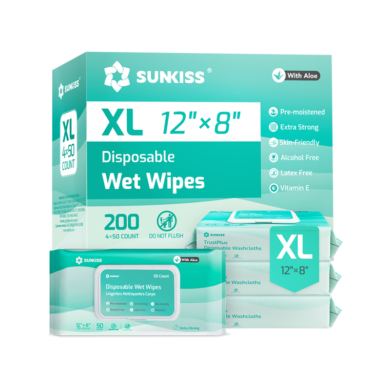 SUNKISS Trustplus Extra Thick Body Wet Wipes