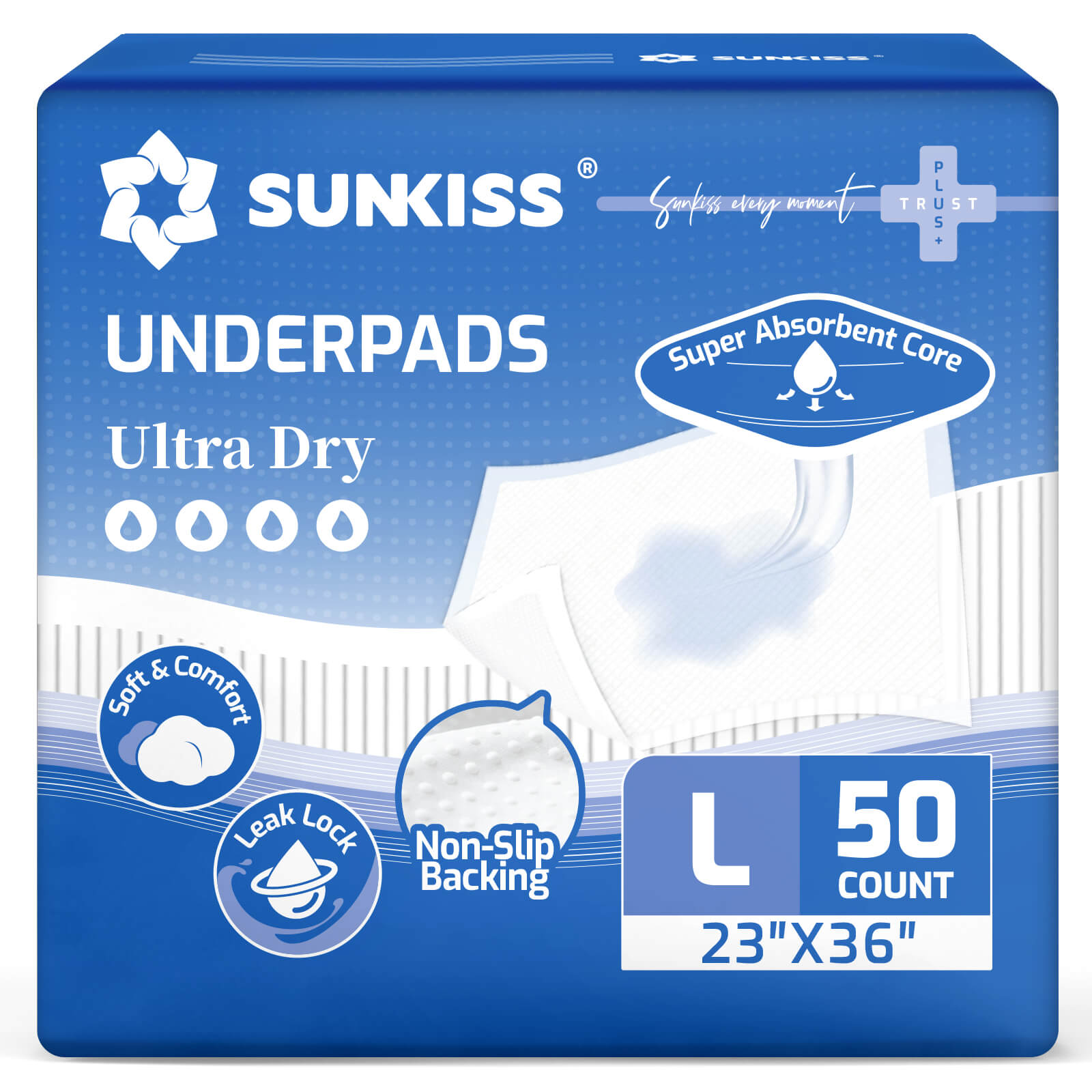 SUNKISS Super Absorbent Disposable Underpads