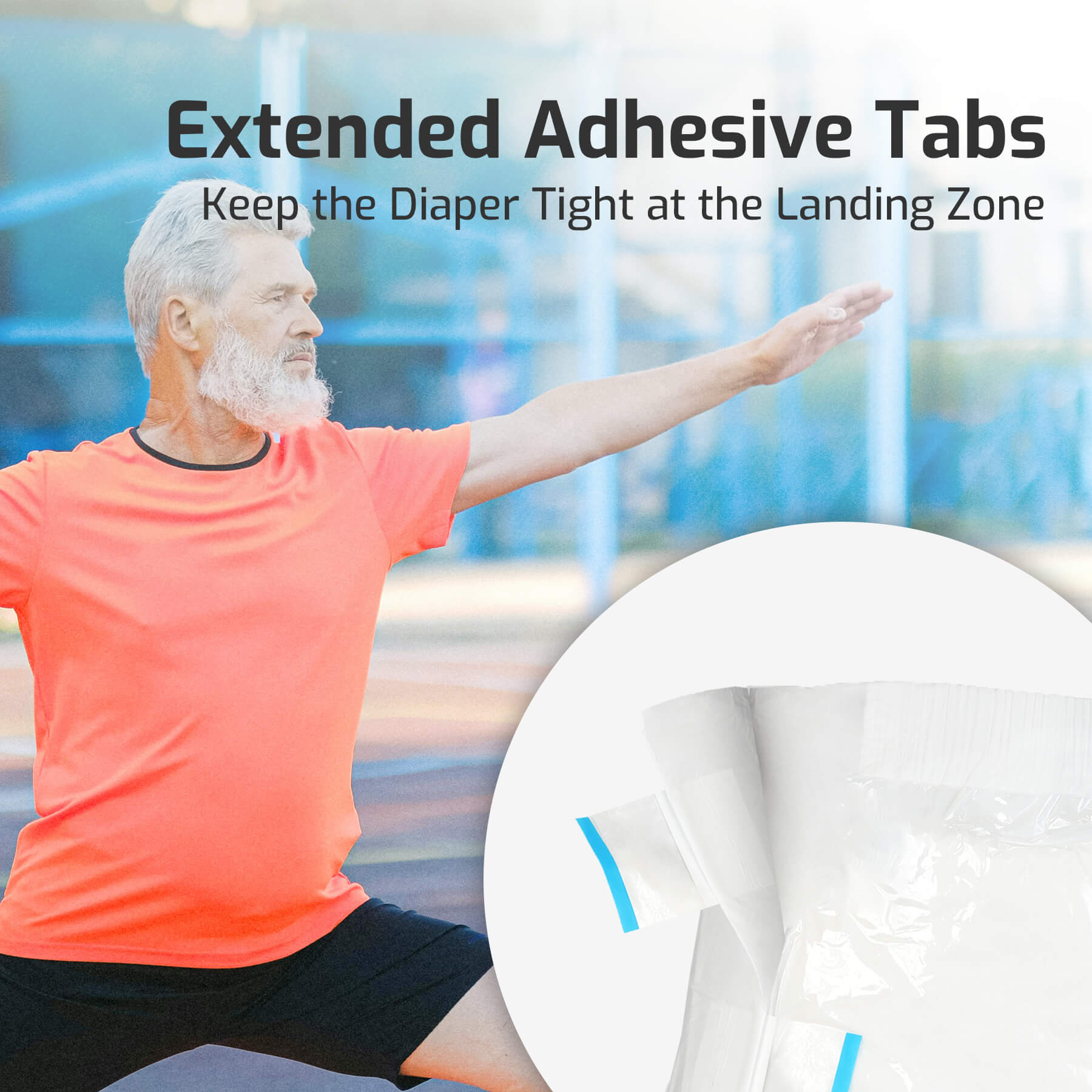 Reinforced absorbency provides long-lasting protection, ensuring that users stay dry throughout the day and night without worry.