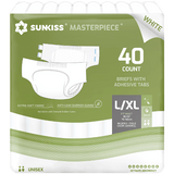 SUNKISS Masterpiece white adult diapers with tabs icon