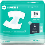 SUNKISS TrustPlus unisex adult diapers with tabs icon